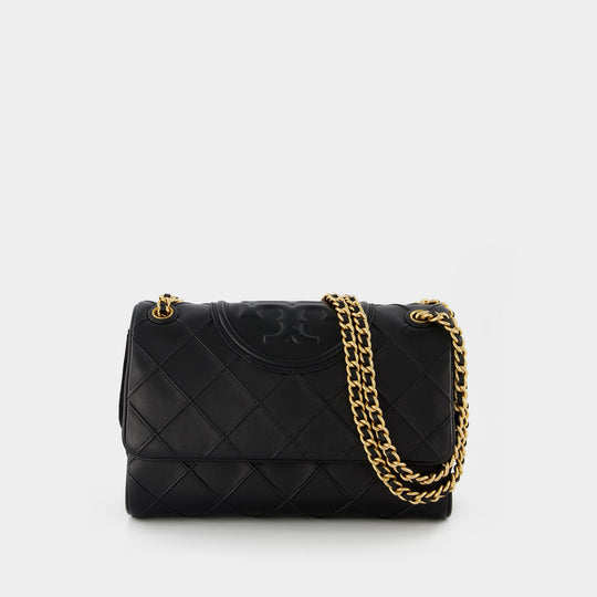 Sac Hobo Fleming Soft - Tory Burch - Cuir - Noir
