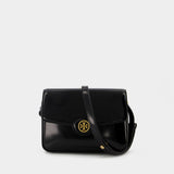 Sac Hobo Robinson - Tory Burch - Cuir - Noir