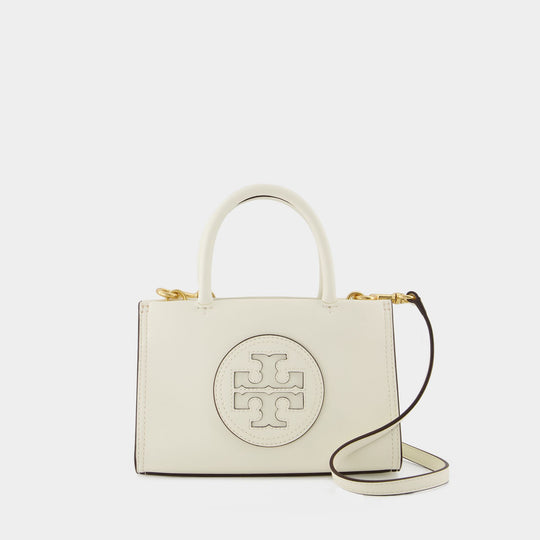 Cabas Mini Ella Bio - Tory Burch - Cuir Synthétique - Blanc