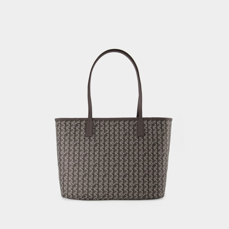 Sac Hobo Small Zip Tote - Tory Burch - Toile - Ivoire