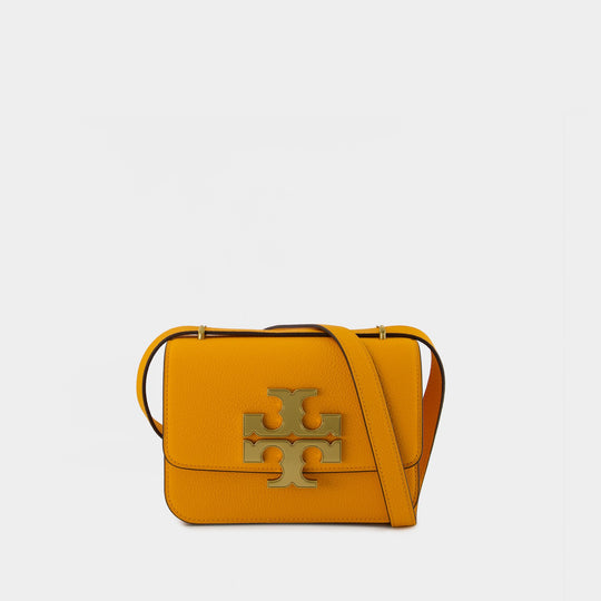 Sac Eleanor Pebbled Small - Tory Burch - Cuir - Orange