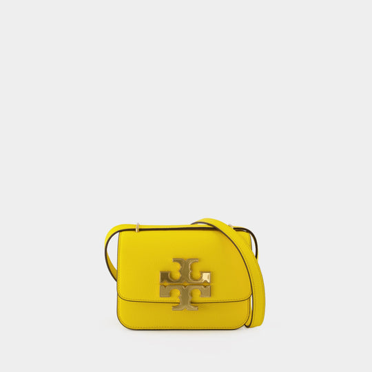 Sac Eleanor Pebbled Small - Tory Burch - Cuir - Jaune