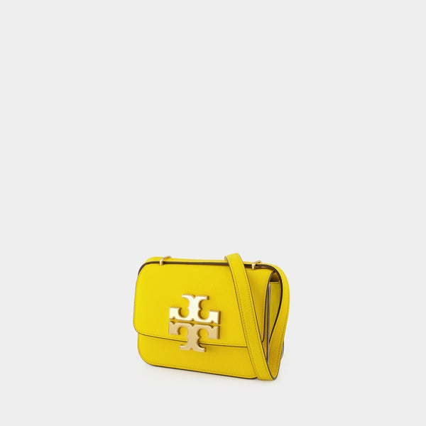 Sac Eleanor Pebbled Small - Tory Burch - Cuir - Jaune