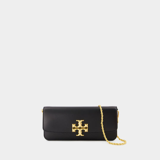 Sac à bandoulière Eleanor Clutch - Tory Burch - Cuir - Noir