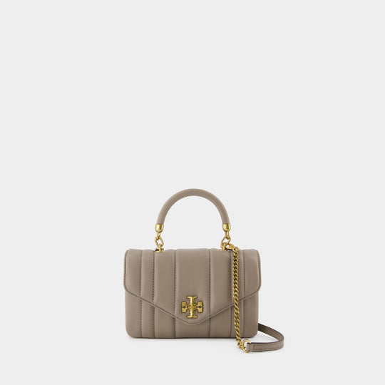 Sac à bandoulière Kira - Tory Burch - Cuir - Gris