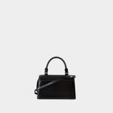 Sac Trend Spazzolato Mini - Tory Burch - Cuir - Noir