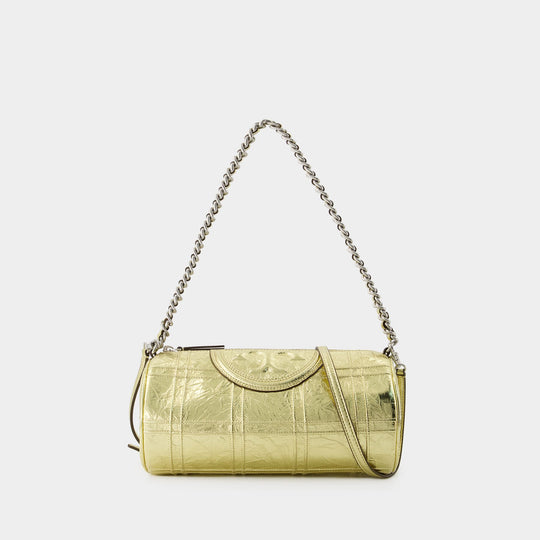 Sac Fleming Soft Barrel - Tory Burch - Cuir - Doré