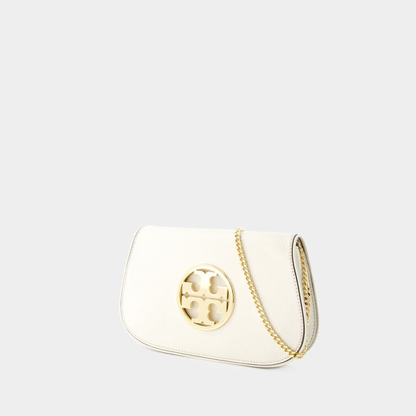 Pochette Reva - Tory Burch - Cuir - New Ivory