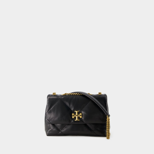 Sac Kira Diamond Quilt Small Convertible - Tory Burch - Cuir - Noir