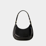 Sac Hobo Robinson Crescent - Tory Burch - Cuir - Noir
