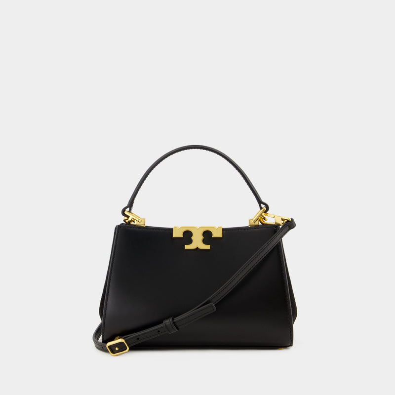 Sac À Main Eleanor Mini Satchel - Tory Burch - Cuir - Noir