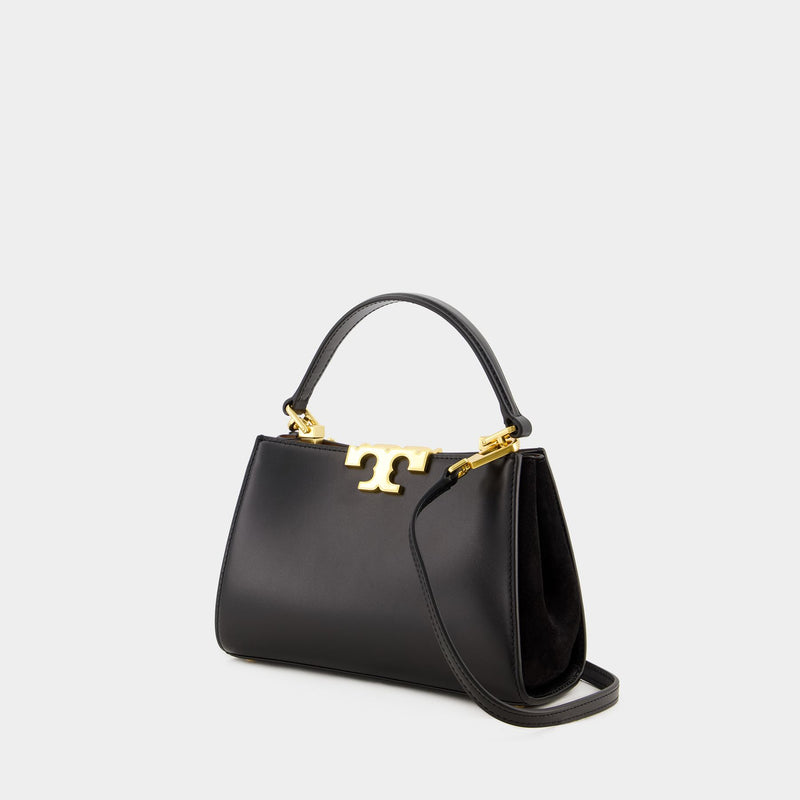 Sac À Main Eleanor Mini Satchel - Tory Burch - Cuir - Noir