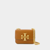 Sac Eleanor Small Convertible - Tory Burch - Cuir - Marron Whisky