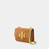 Sac Eleanor Small Convertible - Tory Burch - Cuir - Marron Whisky