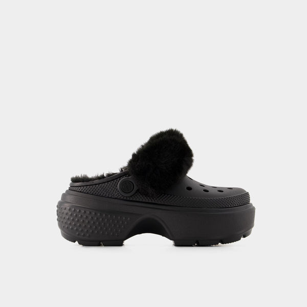 Mules Stomp Lined - Crocs - Thermoplastique - Noir