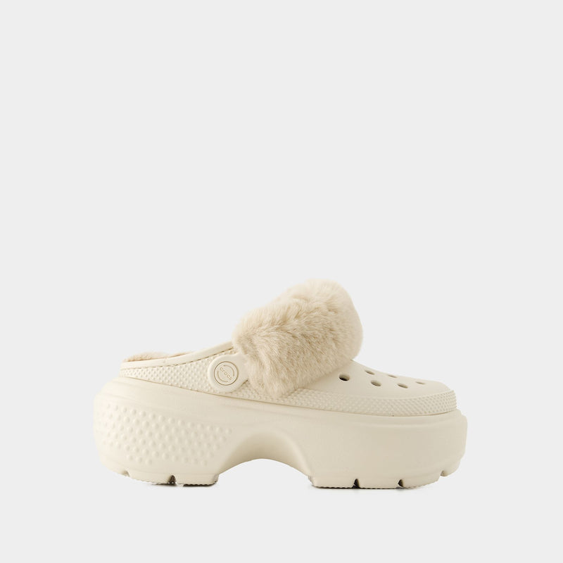 Mules Stomp Lined - Crocs - Thermoplastique - Blanc