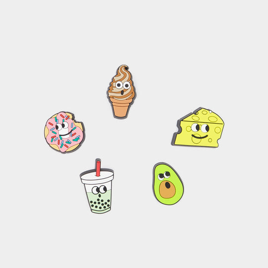 Jibbitz Lights Up Food Friends 5 Pack - Crocs - Pvc - Multi