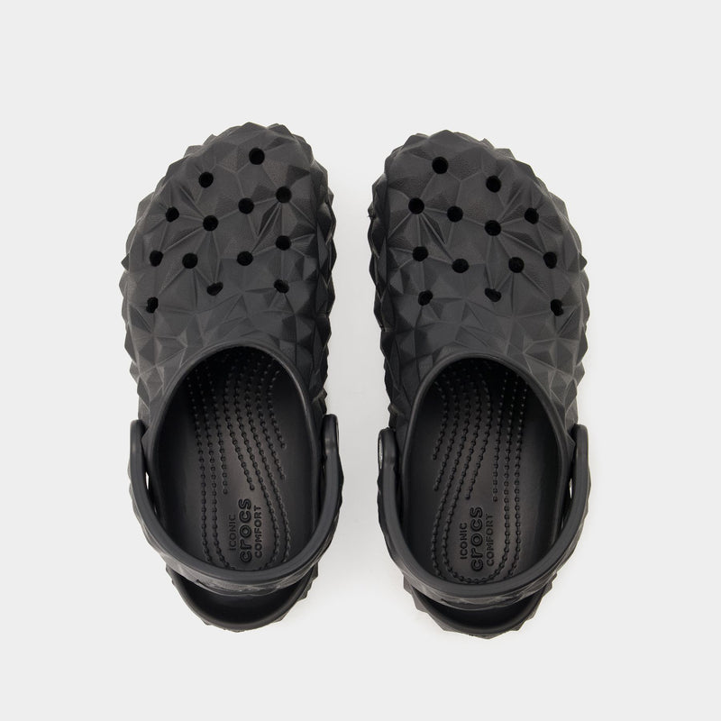 Sandales Classique Geometrique - Crocs - Thermoplastique - Noir