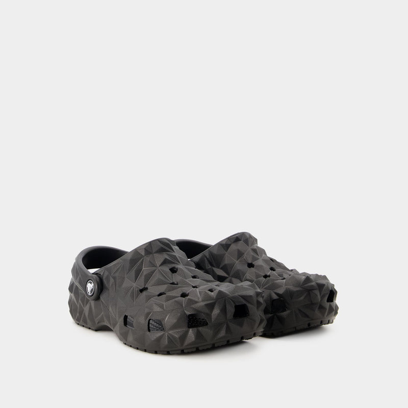 Sandales Classique Geometrique - Crocs - Thermoplastique - Noir