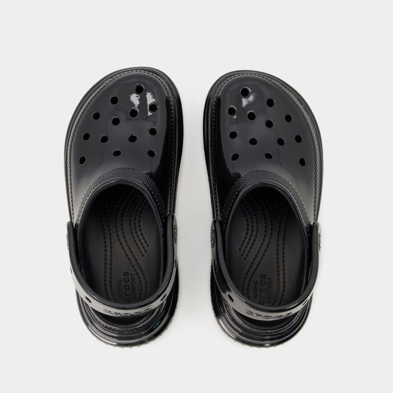 Sandales Stomp High Shine - Crocs - Thermoplastique - Noir