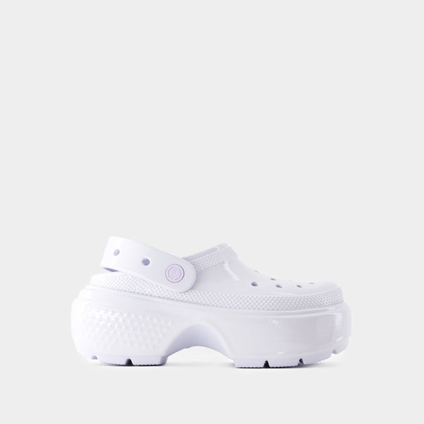 Sandales Stomp High Shine - Crocs - Thermoplastique - Blanc