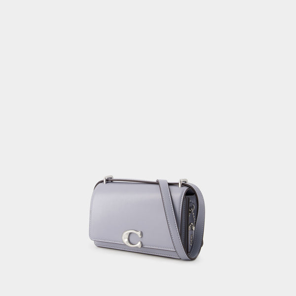 Sac à Bandoulière Bandit - Coach - Cuir - Gris Bleu