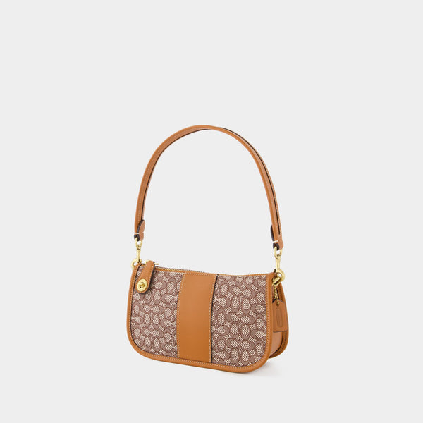 Sac Hobo Swinger 20 - Coach - Cuir - Cocoa