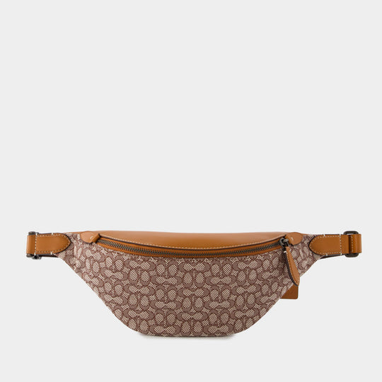 Sac Banane Charter 7 - Coach - Cuir - Cocoa