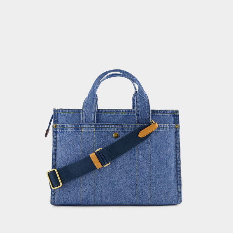 Cabas Cargo Tote - Coach - Toile - Bleu