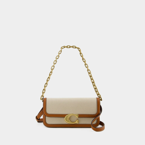 Sac Porté Épaule Idol 23 - Coach - Toile - Salt Stone