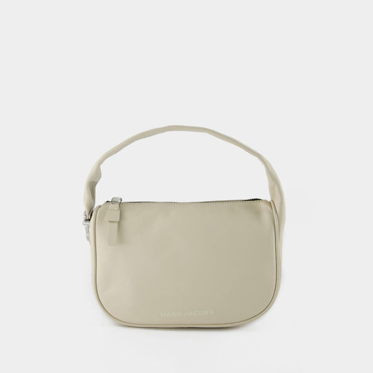 Sac Hobo Pushlock Mini - Marc Jacobs - Cuir - Cloud White