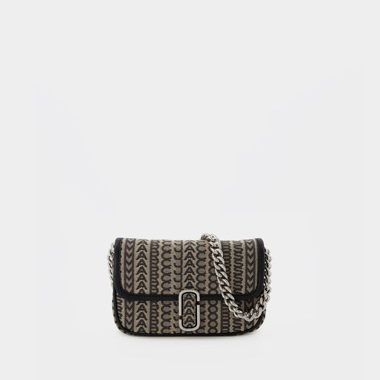 Sac Hobo J Marc Mini - Marc Jacobs - Coton - Beige Multi