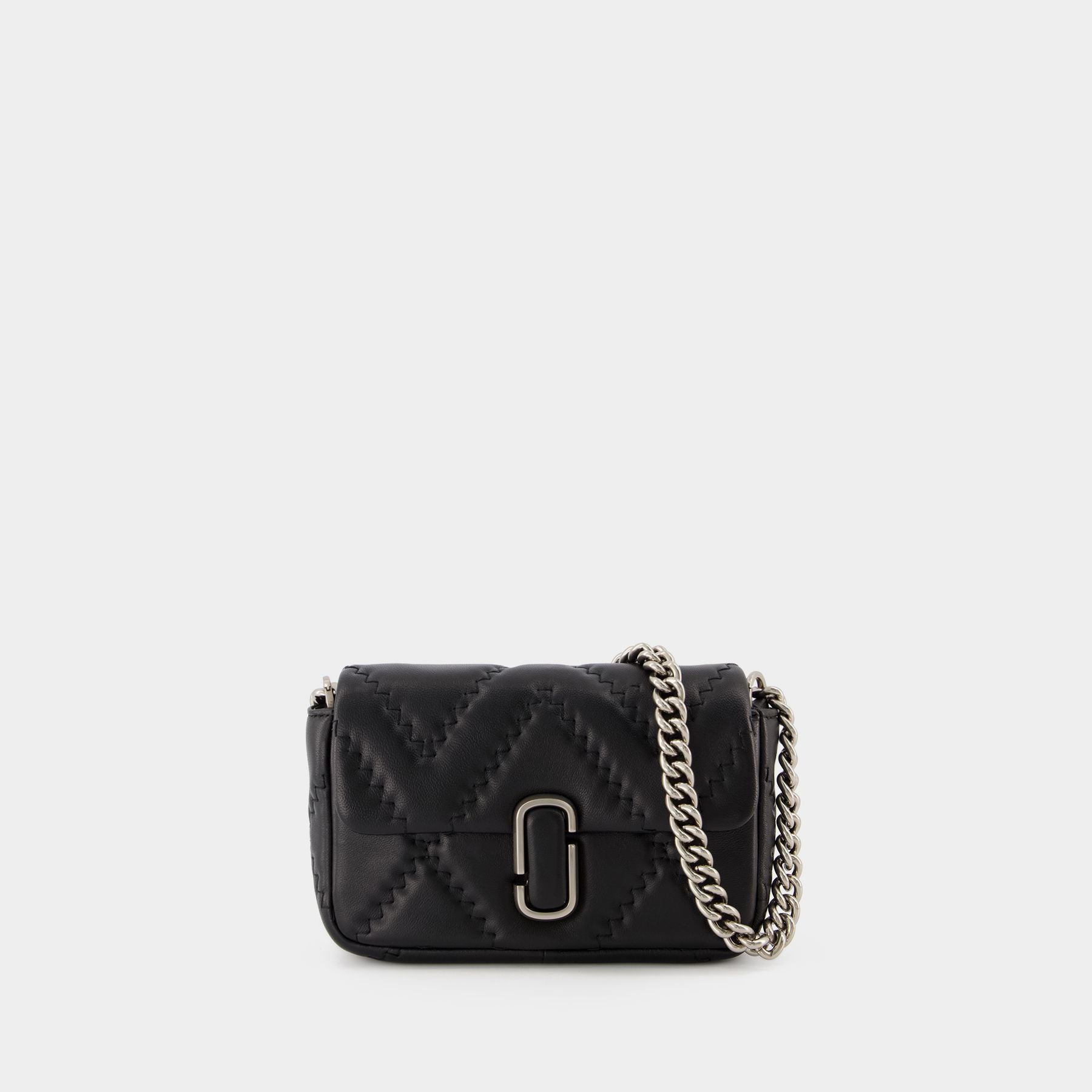 Sac The Mini Shoulder Marc Jacobs Cuir Noir