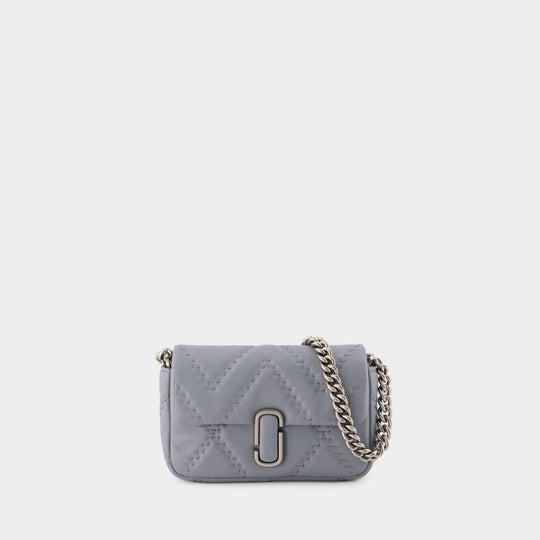 Sac The Mini Shoulder - Marc Jacobs - Cuir - Gris