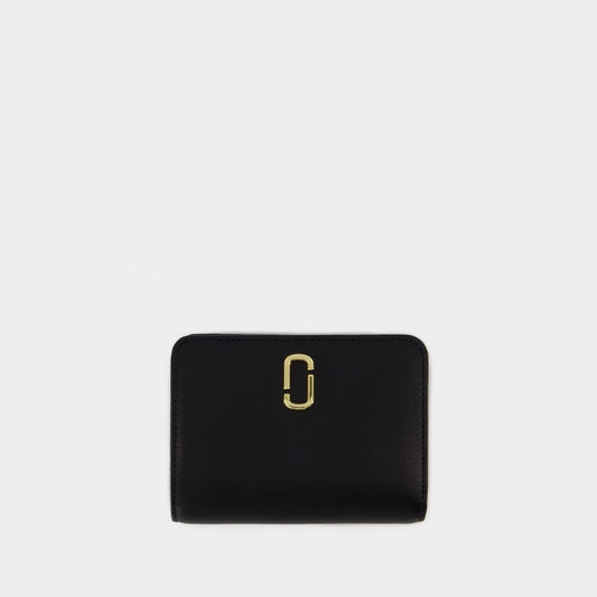Portefeuille The Mini Compact - Marc Jacobs - Cuir - Noir