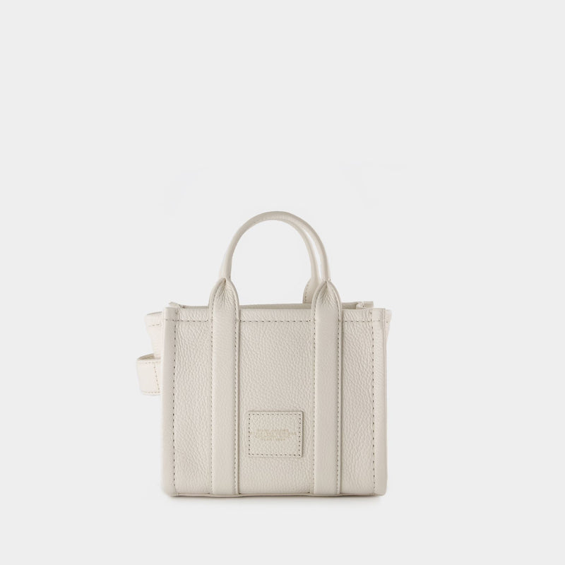 The Mini Crossbody Tote  - Marc Jacobs - Cuir - Argent