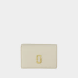 Portefeuille The Trifold - Marc Jacobs - Cuir - Blanc