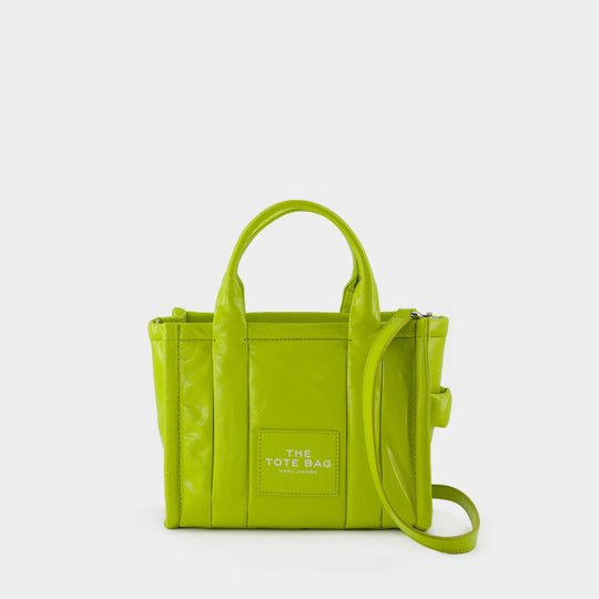 Tote bag The Mini Tote - Marc Jacobs - Cuir - Vert