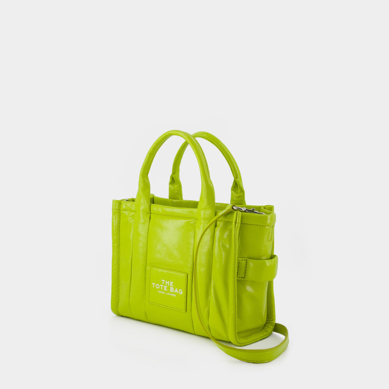Tote bag The Mini Tote - Marc Jacobs - Cuir - Vert