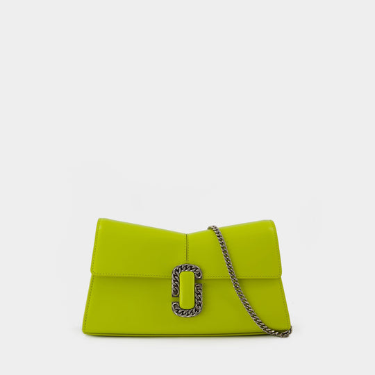 Sac The Clutch - Marc Jacobs - Cuir - Vert