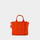 Tote bag The Micro Tote - Marc Jacobs - Cuir - Orange