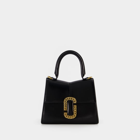 Sac Mini Top Handle - Marc Jacobs - Cuir - Noir