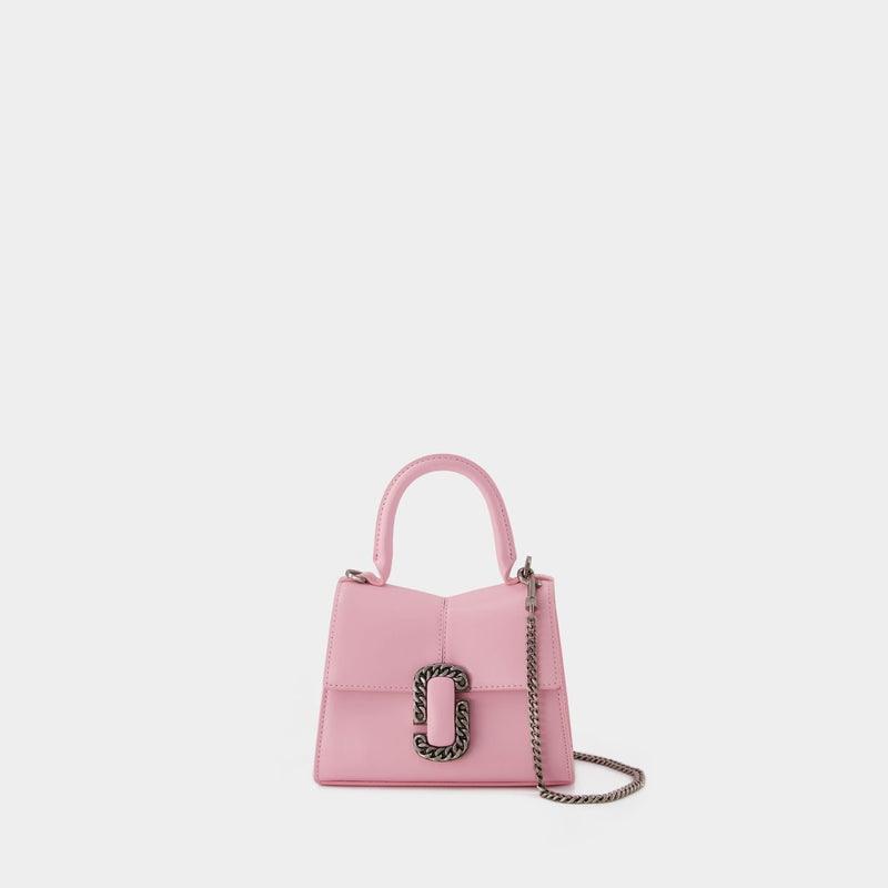 Sac Mini Top Handle - Marc Jacobs - Cuir - Rose