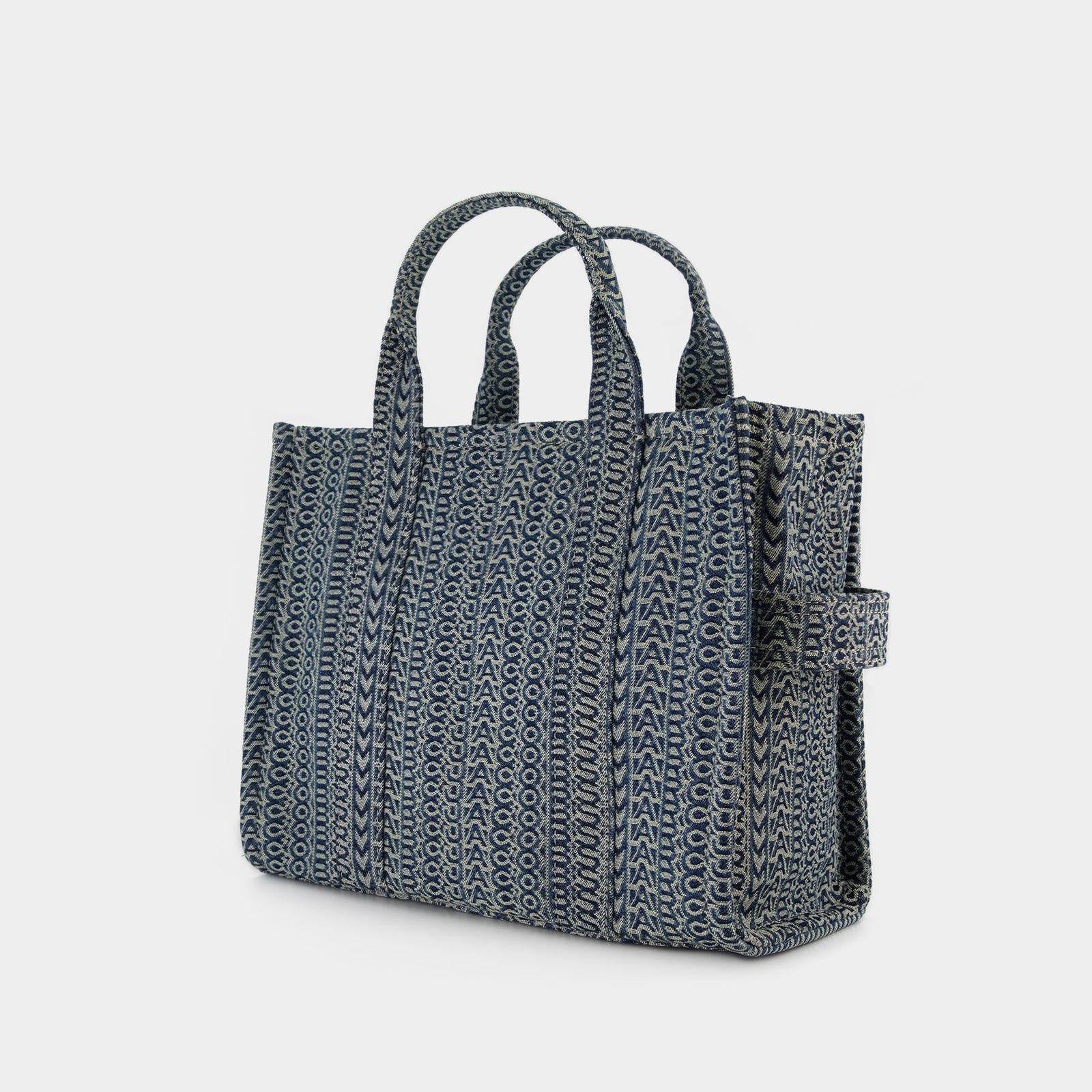 Lagiwa Tote Bag Bandoulière Gris-bleu Sac Cabas En Toile Coton Naturel
