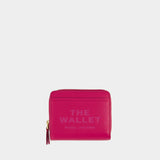Portefeuille The Mini Compact - Marc Jacobs - Cuir - Rose