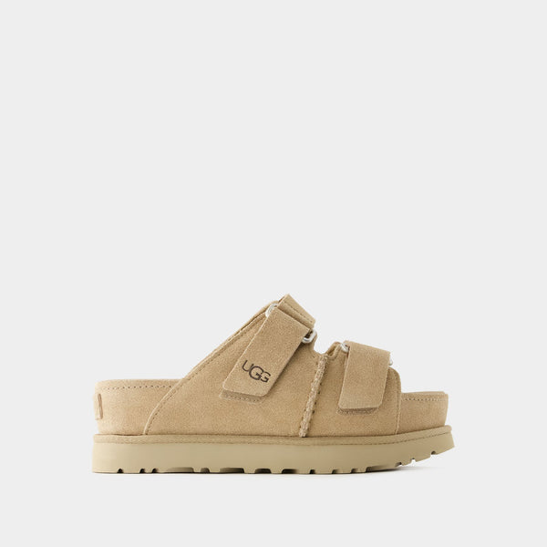Mules W Goldenstar Hi Slide - UGG - Cuir - Beige