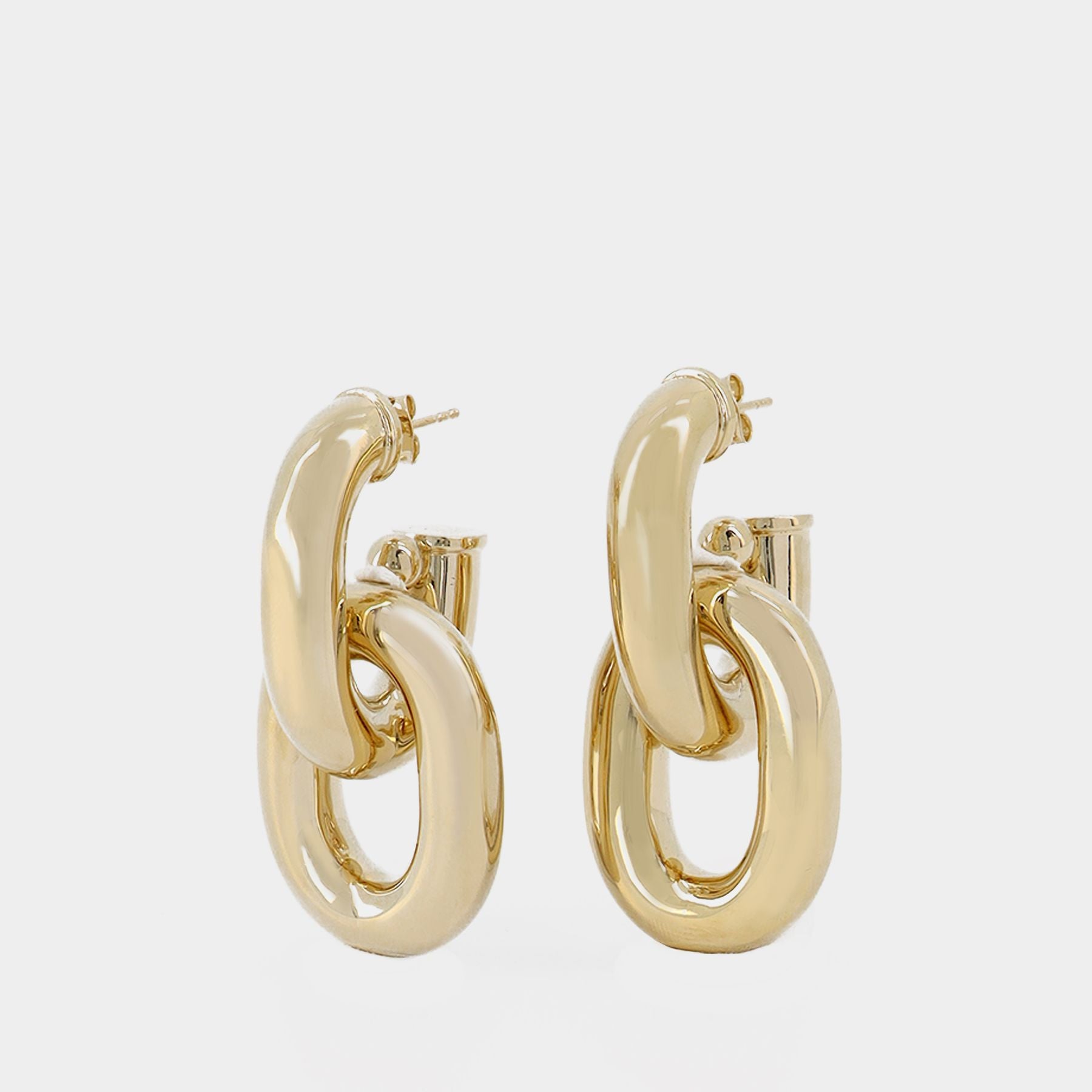 Rabanne - boucles d'oreilles XL link dorées- Aix Rabanne - boucles d'oreilles XL link dorées- Aix