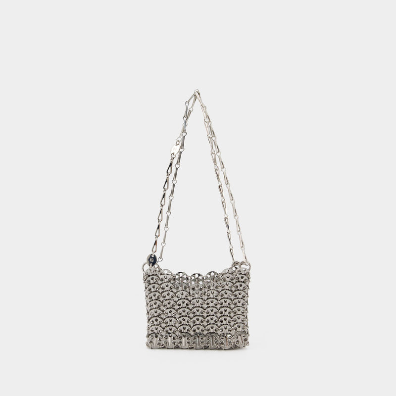 Sac Hobo 1969 Nano - Paco Rabanne - Métal - Argent