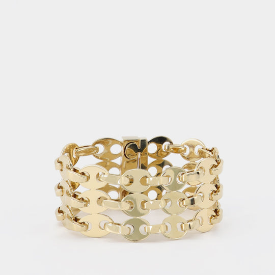 Bracelet Eigh Nano Row en Laiton Doré