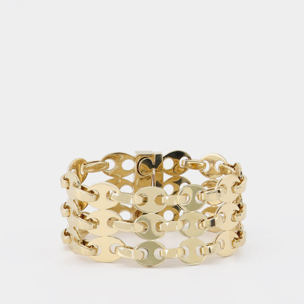 Bracelet Eigh Nano Row en Laiton Doré